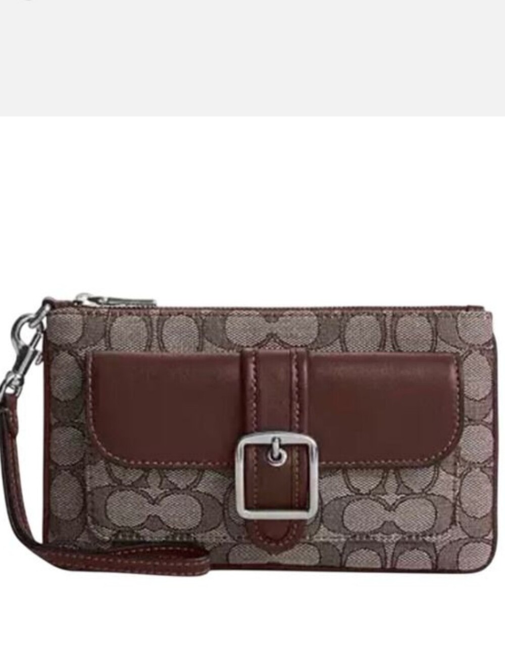 Coach Ashton Signature Canvas Wristlet Brand New!💖 - Picture 6 of 7